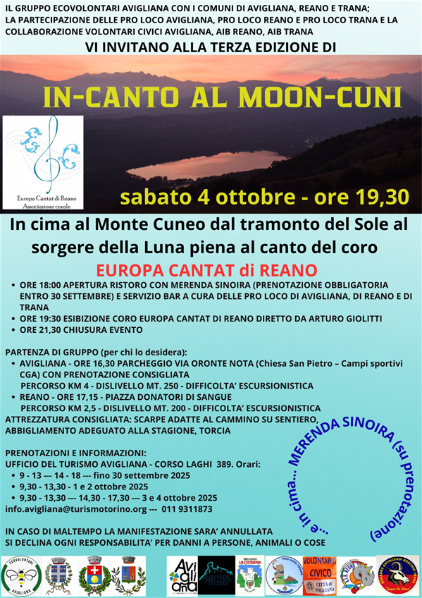 In Canto al Moncuni - Concerto del coro Europacantat di Reano