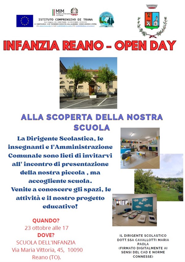 Infanzia Reano Open Day