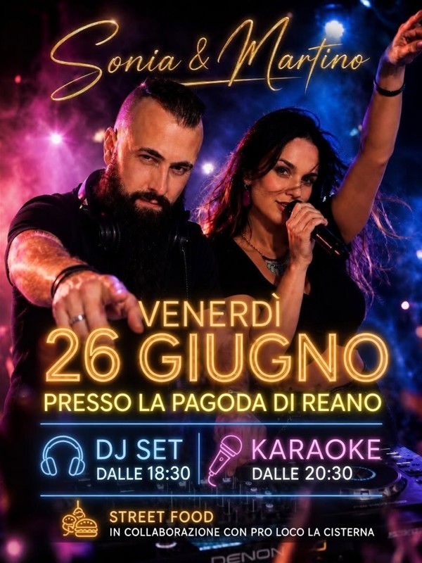 Apericena e concerto con Sonia & Martino