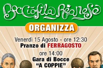 Gara di bocce 15 e 16 Agosto 
