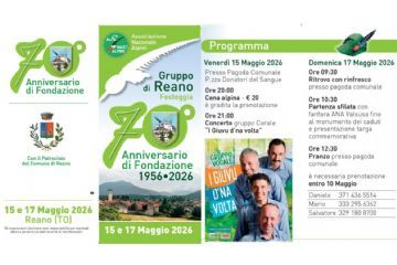 Festa 70°Anniversario Gruppo Alpini di  REANO