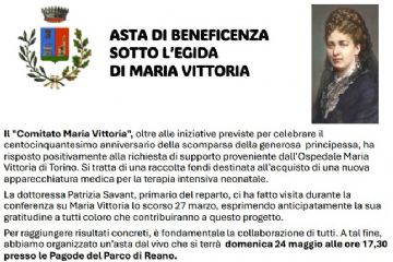 Asta di Beneficenza per ospedale Maria Vittoria