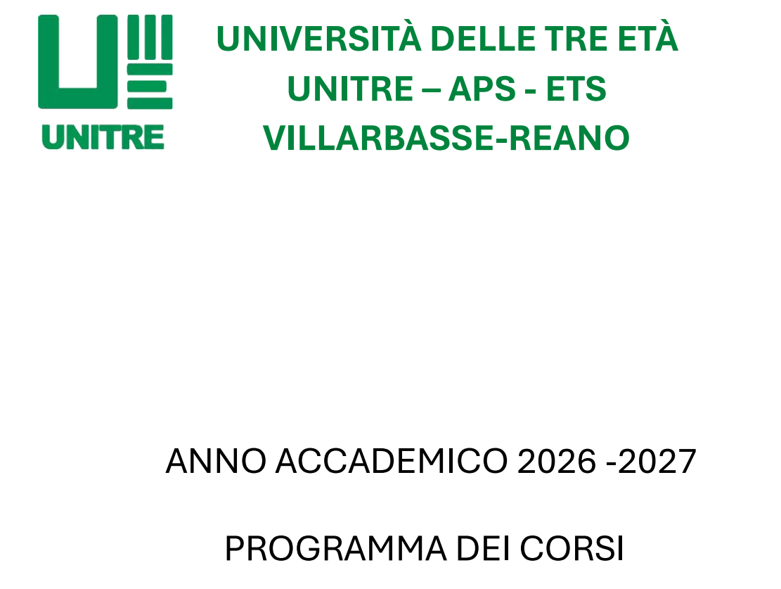 Iscrizioni aperte